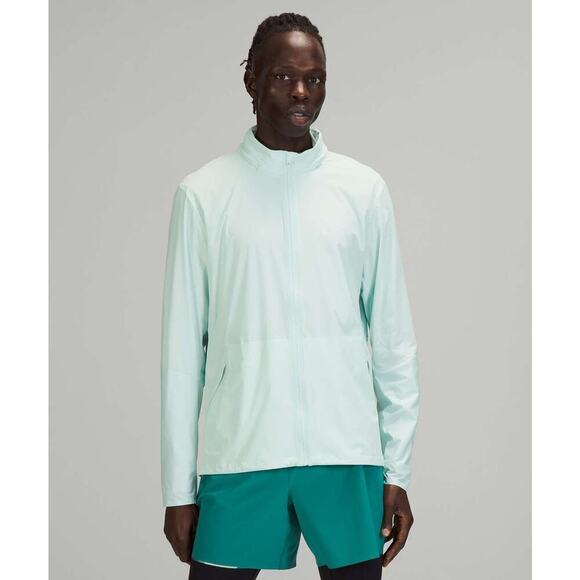 Lululemon Mens Active Jacket Delicate Mint Size S Running Golf Activewear